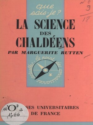 cover image of La science des Chaldéens